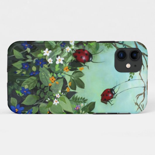 Ladybugs in Play iPhone5 Hoesje (Achterkant (horizontaal))