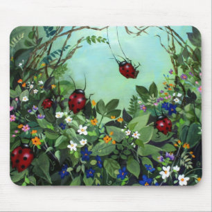 Ladybugs in Play Mousepad Muismat