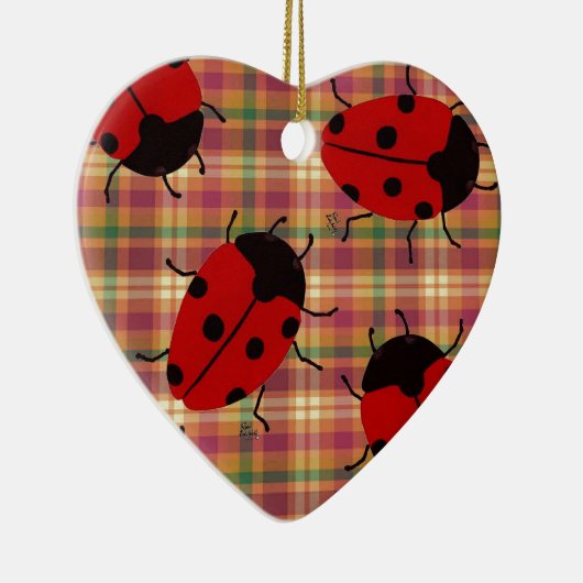 LADYBUGS KERAMISCH ORNAMENT (Rechts)