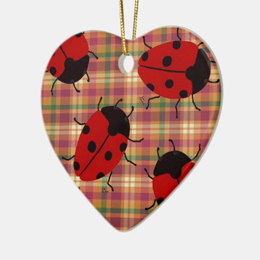 LADYBUGS KERAMISCH ORNAMENT (Links)