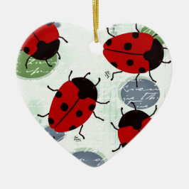 LADYBUGS KERAMISCH ORNAMENT