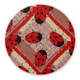 LADYBUGS KERAMISCHE KNOP