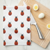 Ladybugs Kitchen Towel Theedoek (Quarter Fold)
