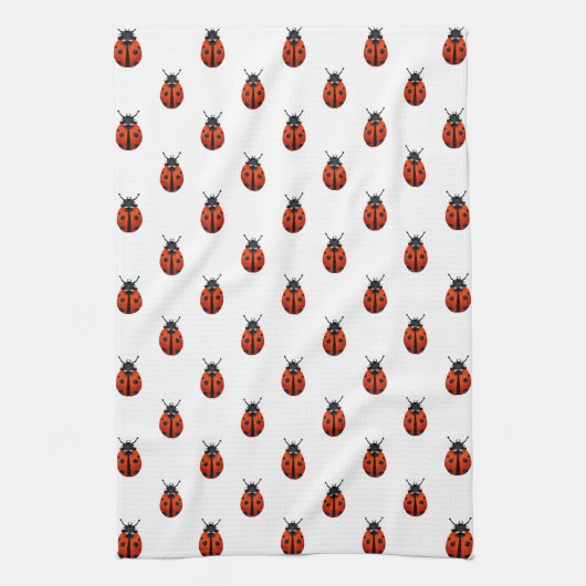 Ladybugs Kitchen Towel Theedoek (Verticaal)