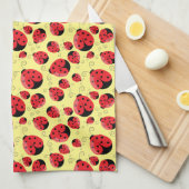 Ladybugs Kitchen Towel Theedoek (Quarter Fold)