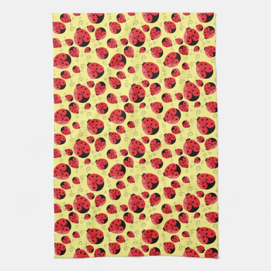 Ladybugs Kitchen Towel Theedoek (Verticaal)