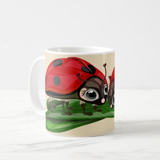 Ladybugs  koffiemok (Voorkant links)