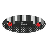 Ladybugs-label voor kinderen naambadge (Voorkant)