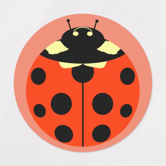 Ladybugs Labels (Design 2)
