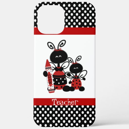 Ladybugs leraar Case-Mate iPhone case (Achterkant)