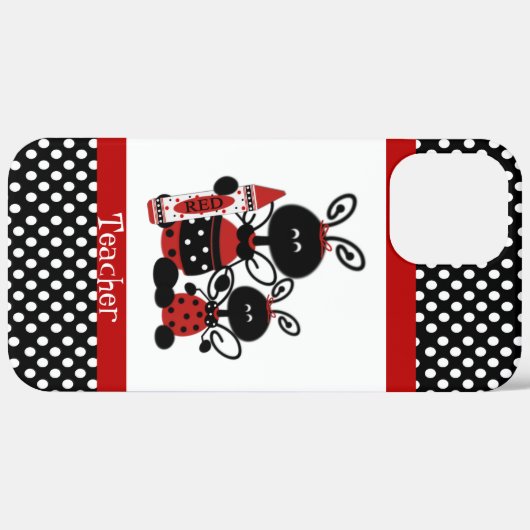 Ladybugs leraar Case-Mate iPhone case (Achterkant / Rechts)