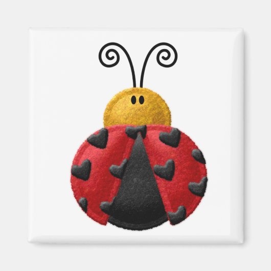 LADYBUGS Locker Magneten, Koelkast Magneet (Voorkant)
