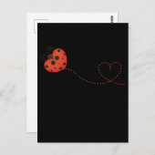 Ladybugs Lover Beetle Insect Women Entomologist Briefkaart (Voorkant / Achterkant)