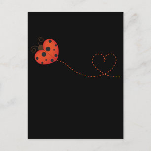 Ladybugs Lover Beetle Insect Women Entomologist Briefkaart