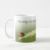 Ladybugs met een motivatie prijsbepaling koffiemok (Links)