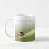 Ladybugs met een motivatie prijsbepaling koffiemok (Links)
