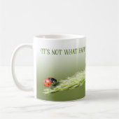 Ladybugs met een motivatie prijsbepaling koffiemok (Links)