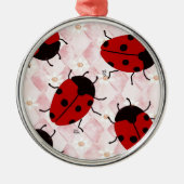 LADYBUGS METALEN ORNAMENT (Voorkant)