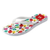 Ladybugs Monogrammed-Teenslippers Teenslippers (Schuin)
