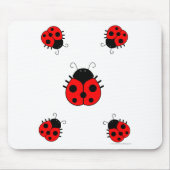 Ladybugs Mousepad Muismat (Voorkant)