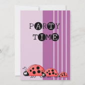 Ladybugs naam wordt 1 rode paars op de eerste verj kaart (Achterkant)