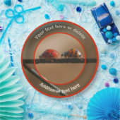 Ladybugs Natuur Gepersonaliseerde Partij Papieren Bordje (Feest)