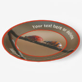 Ladybugs Natuur Gepersonaliseerde Partij Papieren Bordje (Gekanteld)