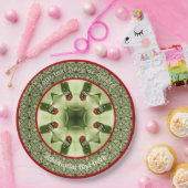 Ladybugs Natuur Kunst Gepersonaliseerde Partij Papieren Bordje (Feest)