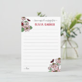 Ladybugs nederful Birthday Time Capsule Message Kaart (Staand voorkant)