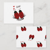 Ladybugs Notitiekaartje (Voorkant / Achterkant)