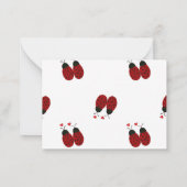 Ladybugs Notitiekaartje (Achterkant)