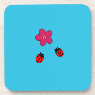 Ladybugs-Onderzetter (hard plastic) Bier Onderzetter