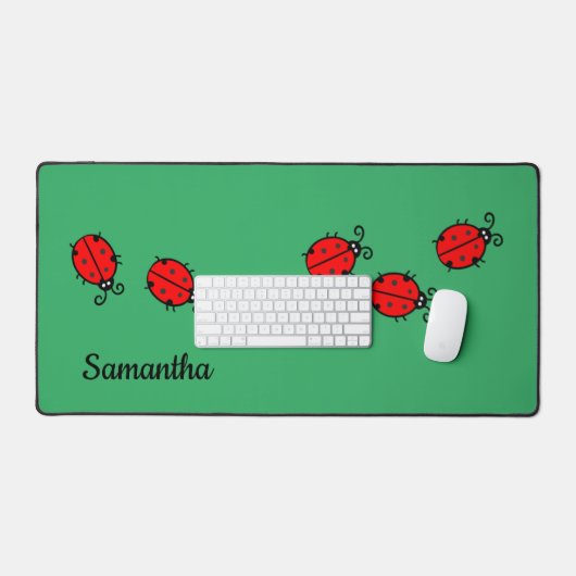 Ladybugs-ontwerp Bureaumat (Keyboard & Muis)
