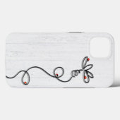 Ladybugs op Doodle Daisy Case-Mate iPhone Case (Achterkant (horizontaal))