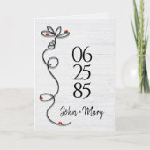 Ladybugs op Doodle Daisy voor Jubileum Kaart (Voorkant)