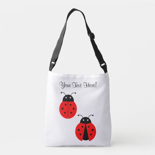 Ladybugs overal crossbody tas (Achterkant)