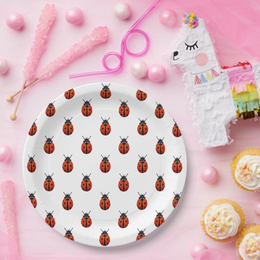 Ladybugs Papieren Bordje (Feest)