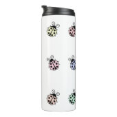 Ladybugs pastel Multicolor Thermosbeker (Geroteerd rechts)