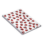 Ladybugs-patroon Notitieboek (Rechterzijde)