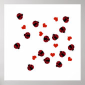 ladybugs patroondecor poster (Voorkant)