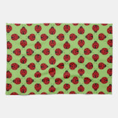 Ladybugs Pattern Kitchen Towel Theedoek (Horizontaal)