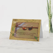 Ladybugs Perseverance Inspirerend Quote Kaart (Voorkant)