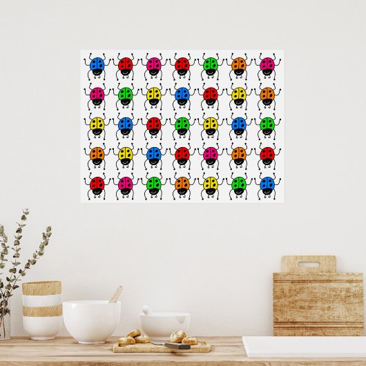Ladybugs Poster (Keuken)