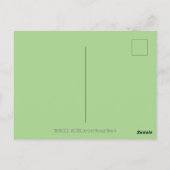 LADYBUGS RIDING ON FALLING AUTUMN LEAVES, FUN BUG BRIEFKAART (Achterkant)