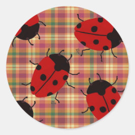 LADYBUGS RONDE STICKER