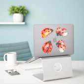 ladybugs setsticker sticker (Laptop op bureau)