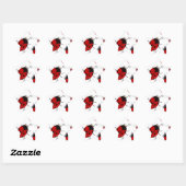 LADYBUGS STER STICKER (Vel)