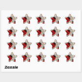 LADYBUGS STER STICKER (Vel)