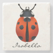Ladybugs Stone Onderzetter (Voorkant)