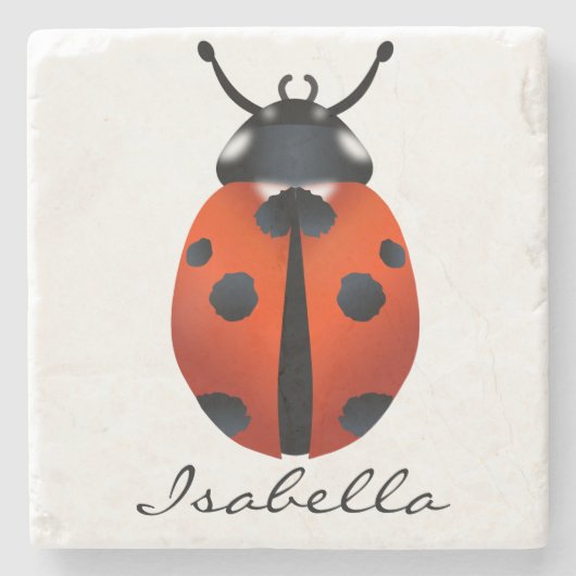 Ladybugs Stone Onderzetter (Voorkant)